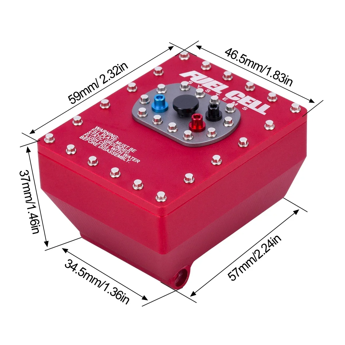 Caja receptora de pila de comb - Rc Hobby Shops reseña y precio