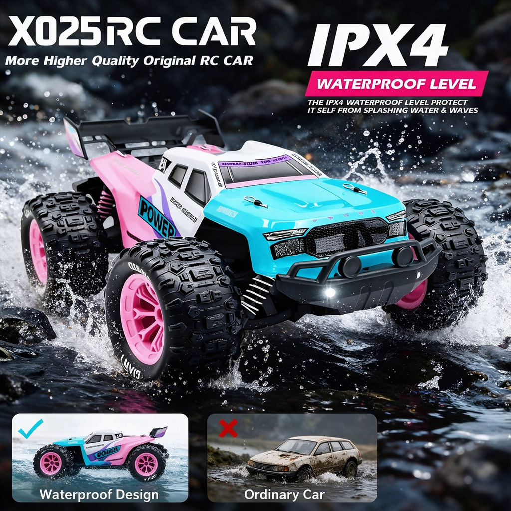 Camioneta RC X025, escala 1:16 - Rc Hobby Grade Truck reseña y precio