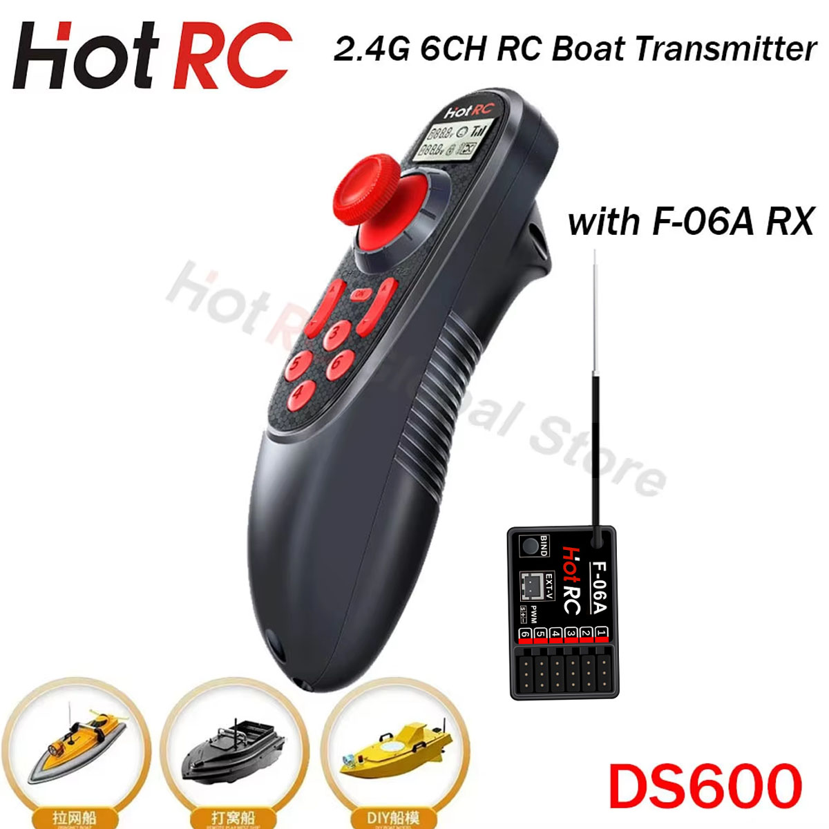 HOTRC DS600 6CH 6 canales 2,4G - Rc Hobby Shops reseña y precio